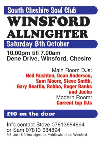 winsford allnighter october 8th