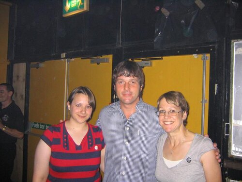 becky, andy and gill at keele