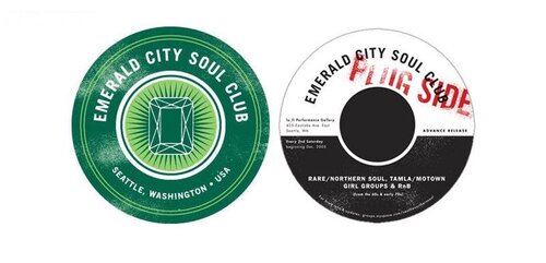 emerald city soul club handbill - seattle, wa