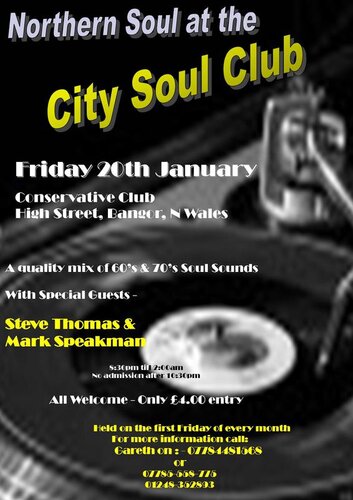 city soul - bangor n wales 20th jan