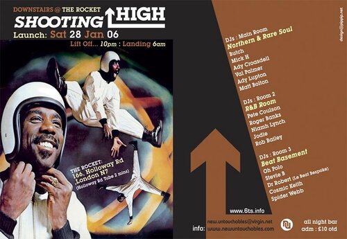 shooting high @ the rocket sat 28th 10pm-6am