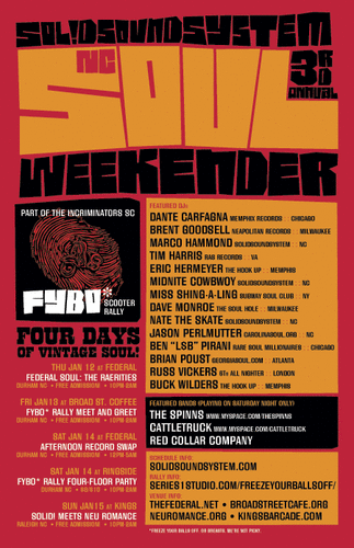 north carolina soul weekender: