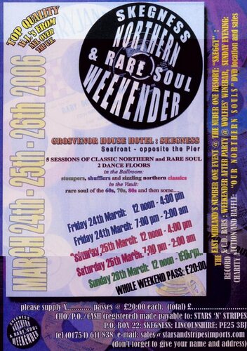 skegness northern and rare soul weekender