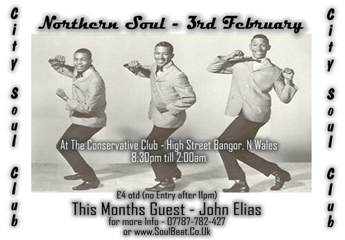 city soul club - bangor 3rd feb