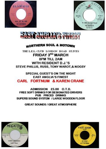 l.e.l club st.ives 3rd march