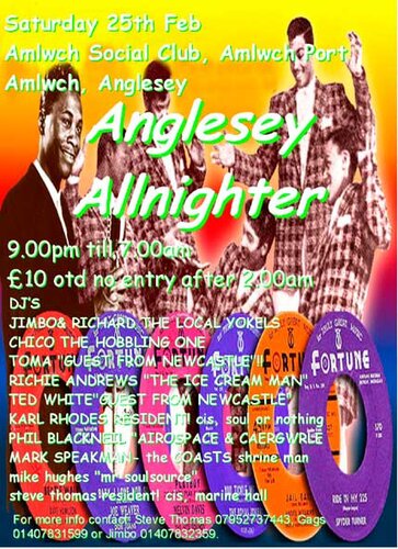 anglesey allnighter sat feb 25th