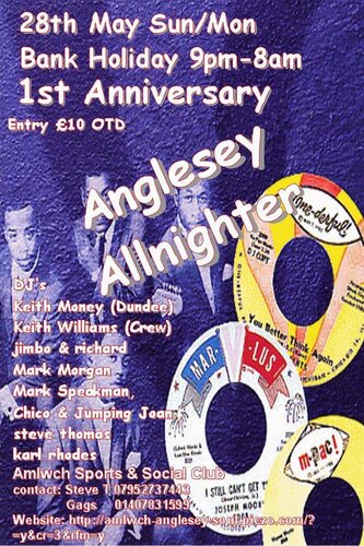 28th may amlwch nighter