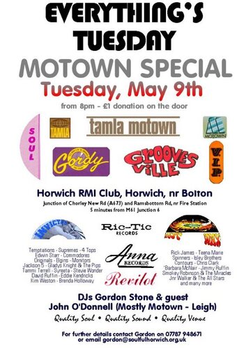 everything's tuesday motown special - may 9th