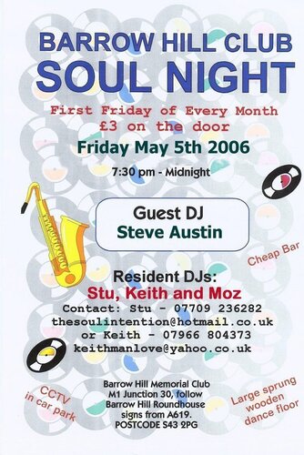 the barrow hill soul club in may