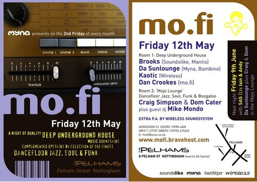 mojo lounge - nottingham. 2nd friday every month