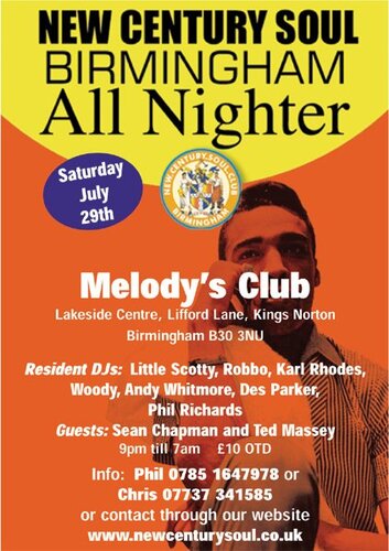 new century soul birmingham 29th july allnighter