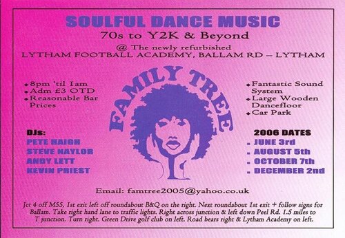 family tree - soulful dance night