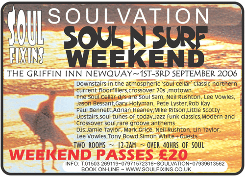 newquay soul weekender