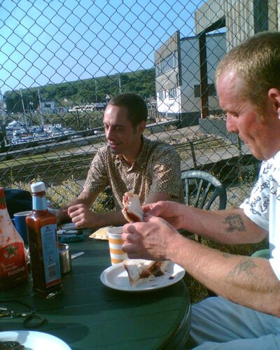 breakfast at newhaven harbour