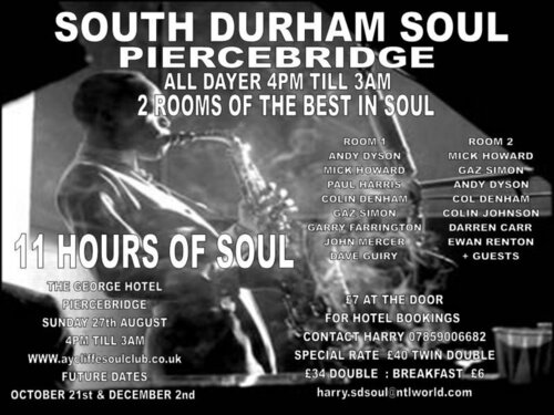 piercebridge , south durham soul all-dayer