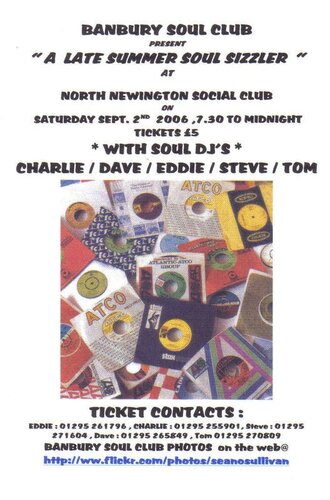 banbury soul club 2nd september 2006