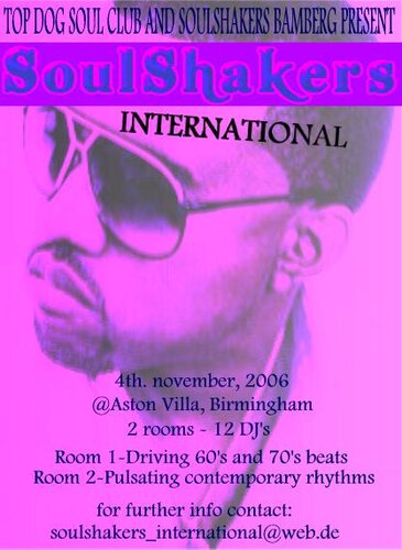 soulshakers @ aston villa 4th november