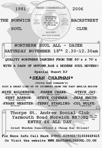 norwich backstreet soul club alldayer