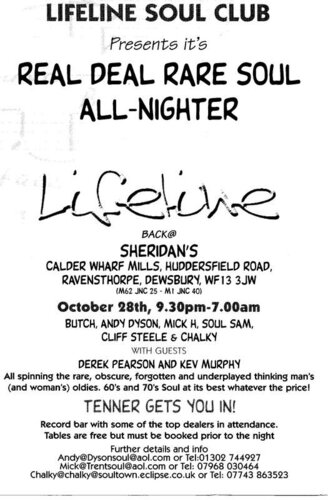 lifeline rare soul allnighter october 28th 2006