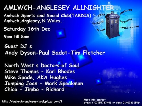 amlwch allnighter 16th december