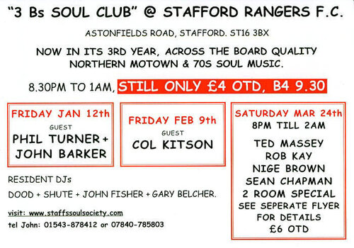  stafford rangers soul nights 