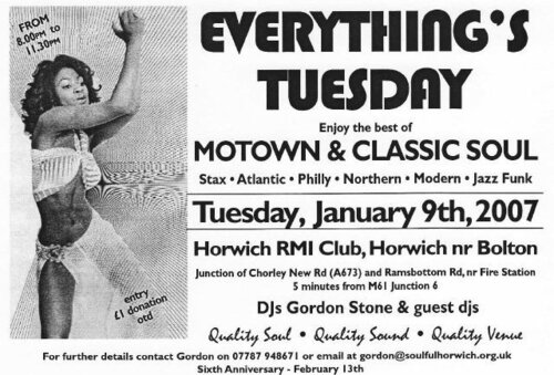 everything's tuesday, horwich rmi