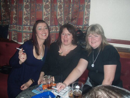 jane jenny & boots chilling out in the bar