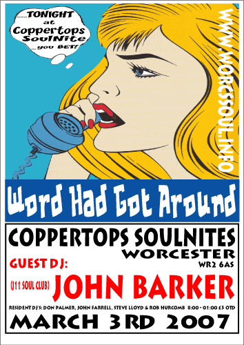 coppertops soulnites, worcester