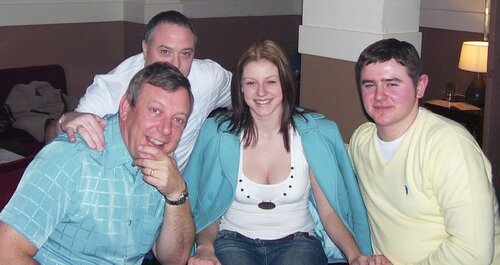 phil , ken and sues daughter rachael & boyfriend chris