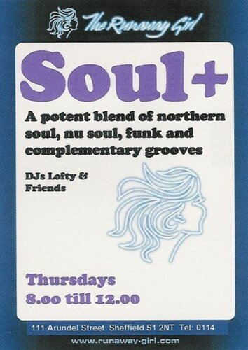 soul+ at the runaway girl, sheffield