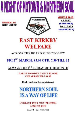 east kirkby miners welfare