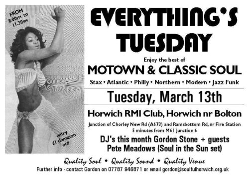 everythings tuesday march 13th