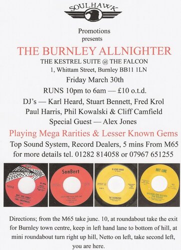 the burnley allnighter-friday march 30th