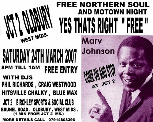 jct 2 oldbury  free northern night