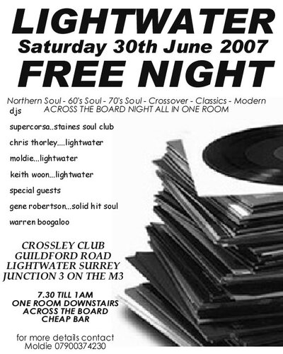 free night - saturday 30th june