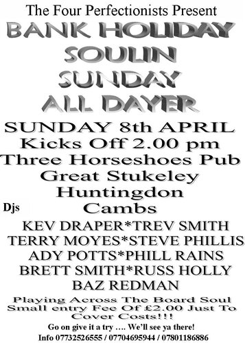 soulin sunday all-dayer