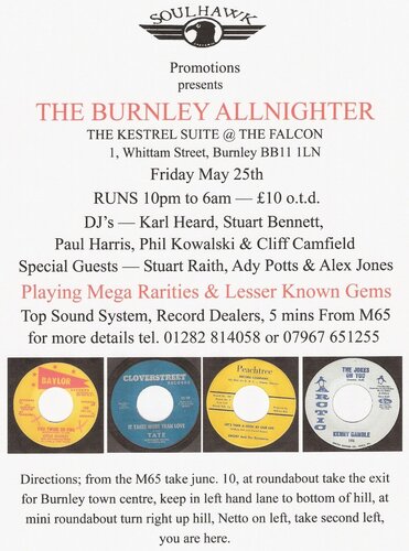 the burnley allnighter-friday may 25th