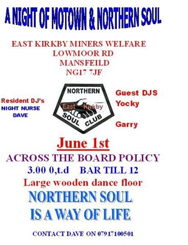 east kirkby miners welfare