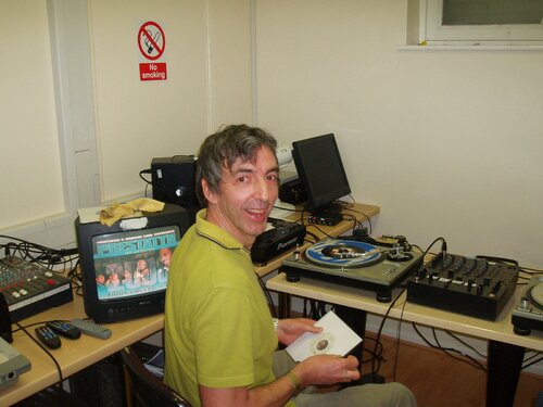 look at me i'm a proper dj now - i'm on the radio!!!