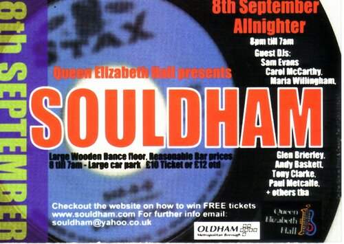 souldham allnighter 8th september