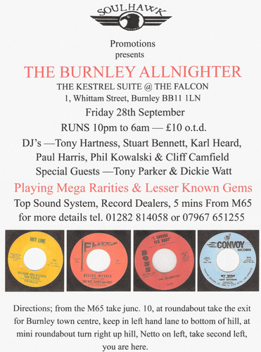 the burnley allnighter-friday 28th september