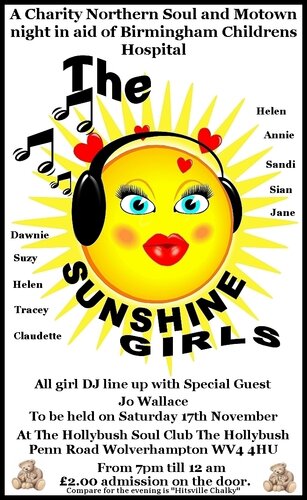 the hollybush soul club all girl charity soul night