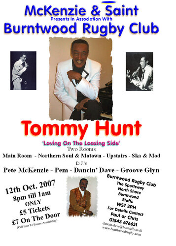 tommy hunt live