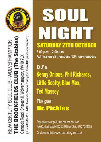 ncs wolverhampton soul night