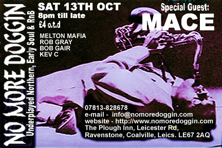 no more doggin sat 13th oct guest - mace