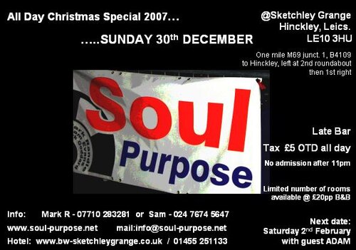 soul purpose xmas all day special