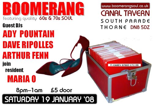 19.01.08 = boomerang @ canal tavern