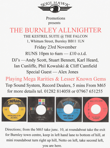 the burnley allnighter - friday 23rd november