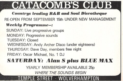 catacomb,s flyer