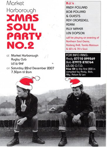 market harborough, xmas soul party mk2